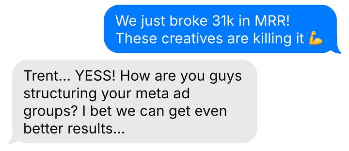 Text message from Trent M., Lendio
